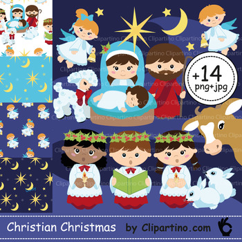 Nativity Clipart Bundle.