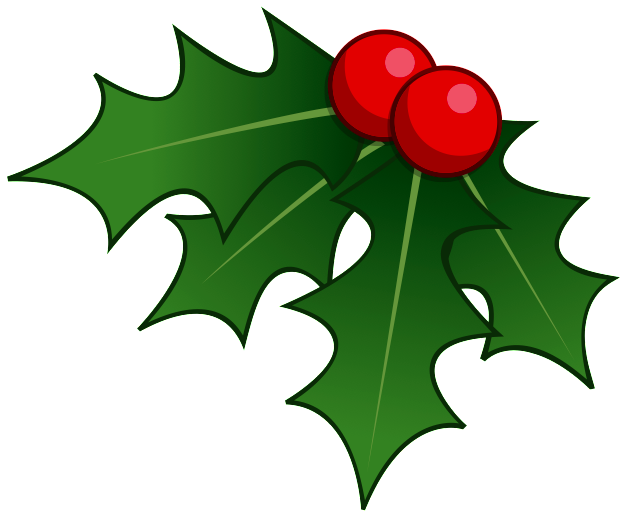 Holly clipart december 2016, Holly december 2016 Transparent.