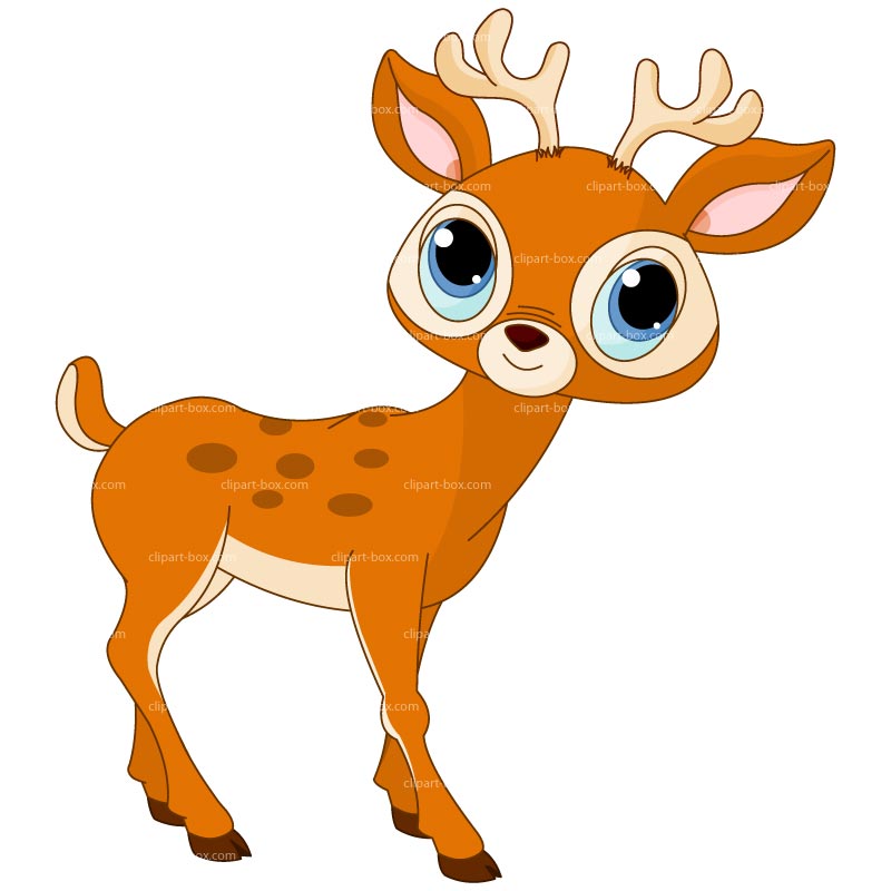 Cartoon Deer Clipart.