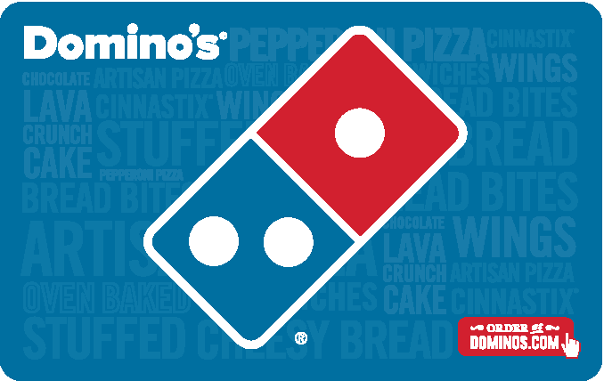 Domino\'s® Pizza Gift Card.