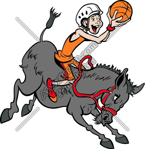 2107 Donkey free clipart.