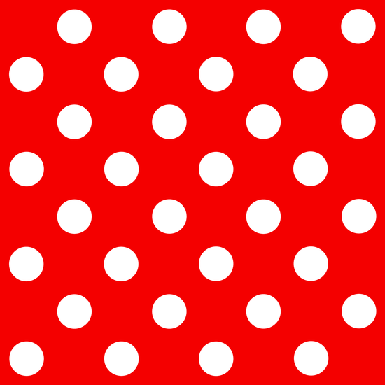 Red and White Polka Dots in 2019.