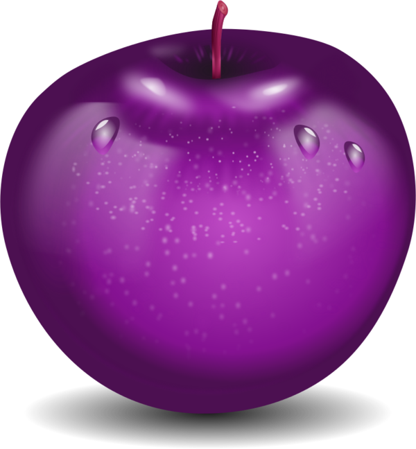 Apple water drop clipart.