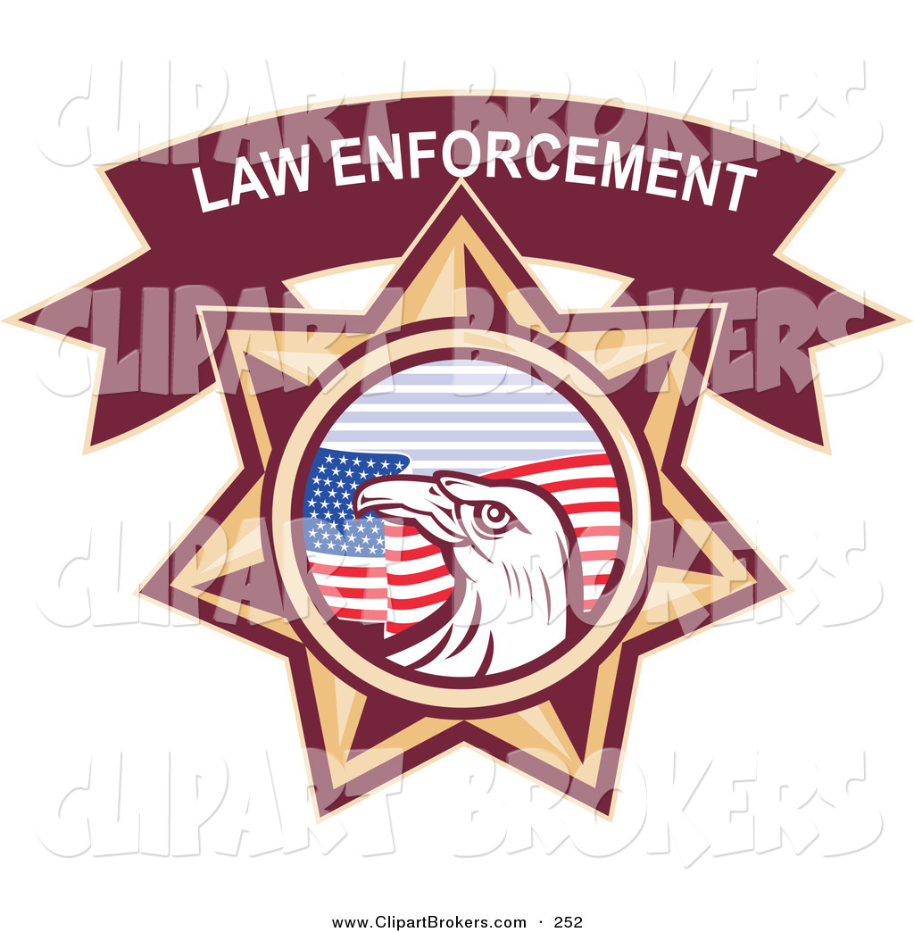 Enforces Laws Clip Art.