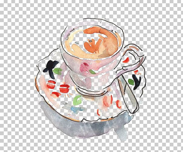 Black Tea Cappuccino Coffee Cup Teacup PNG, Clipart, Afternoon Tea.