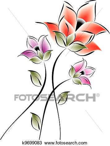 Fancy Flower Clipart.