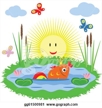 Fish Pond Clipart.