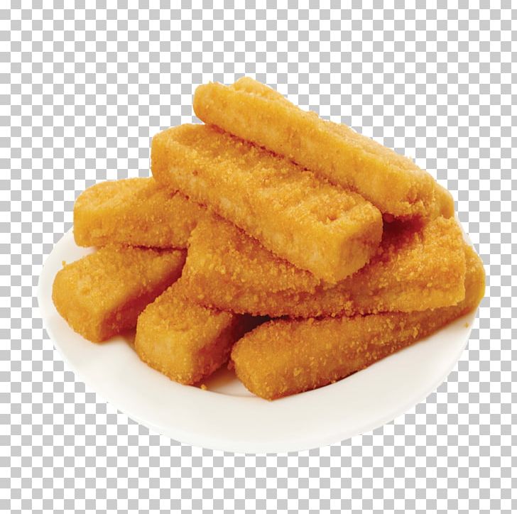 French Fries Fish Finger Chicken Nugget Rissole Croquette PNG.