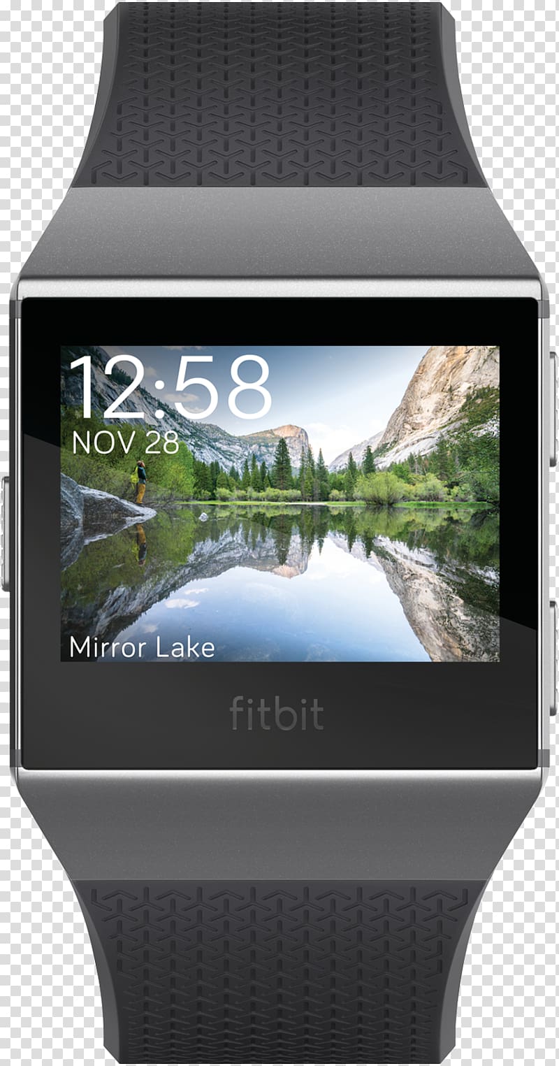 Fitbit Ionic Activity tracker Blue Color, Fitbit transparent.