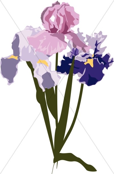 Spray of flowers clipart 1 » Clipart Station.