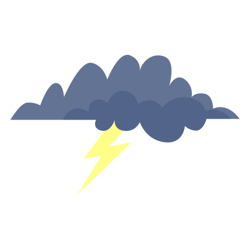 Storm cloud forecast icon.