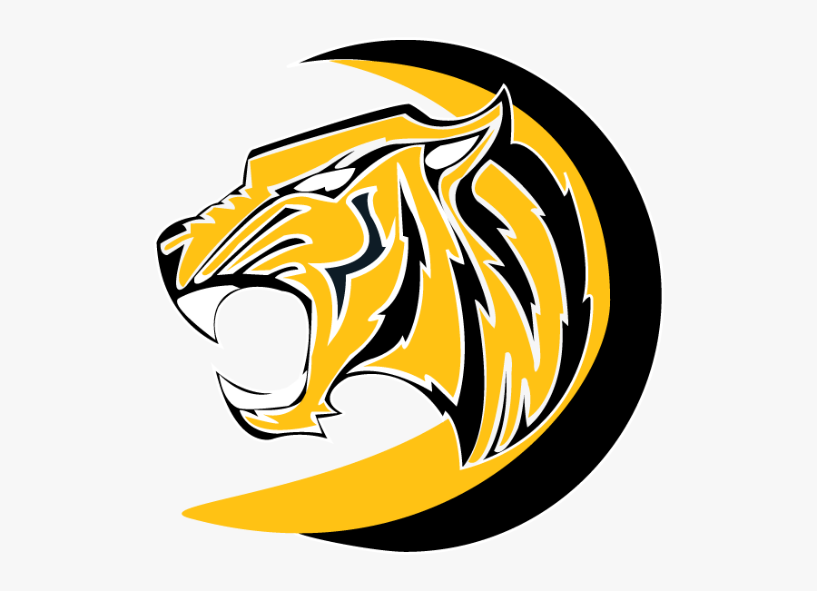 Transparent Tiger Mascot Clipart.