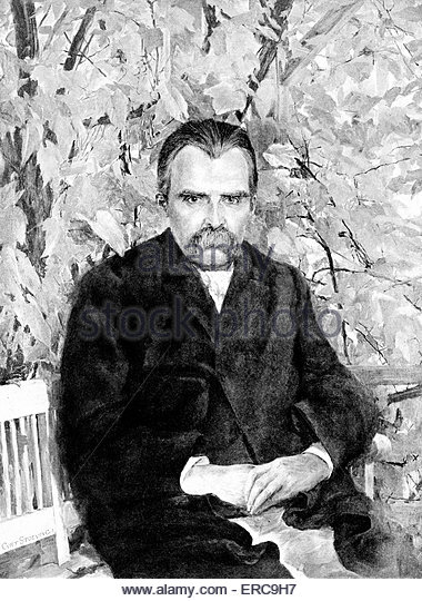 Nietzsche Friedrich Wilhelm Nietzsche German Stock Photos.