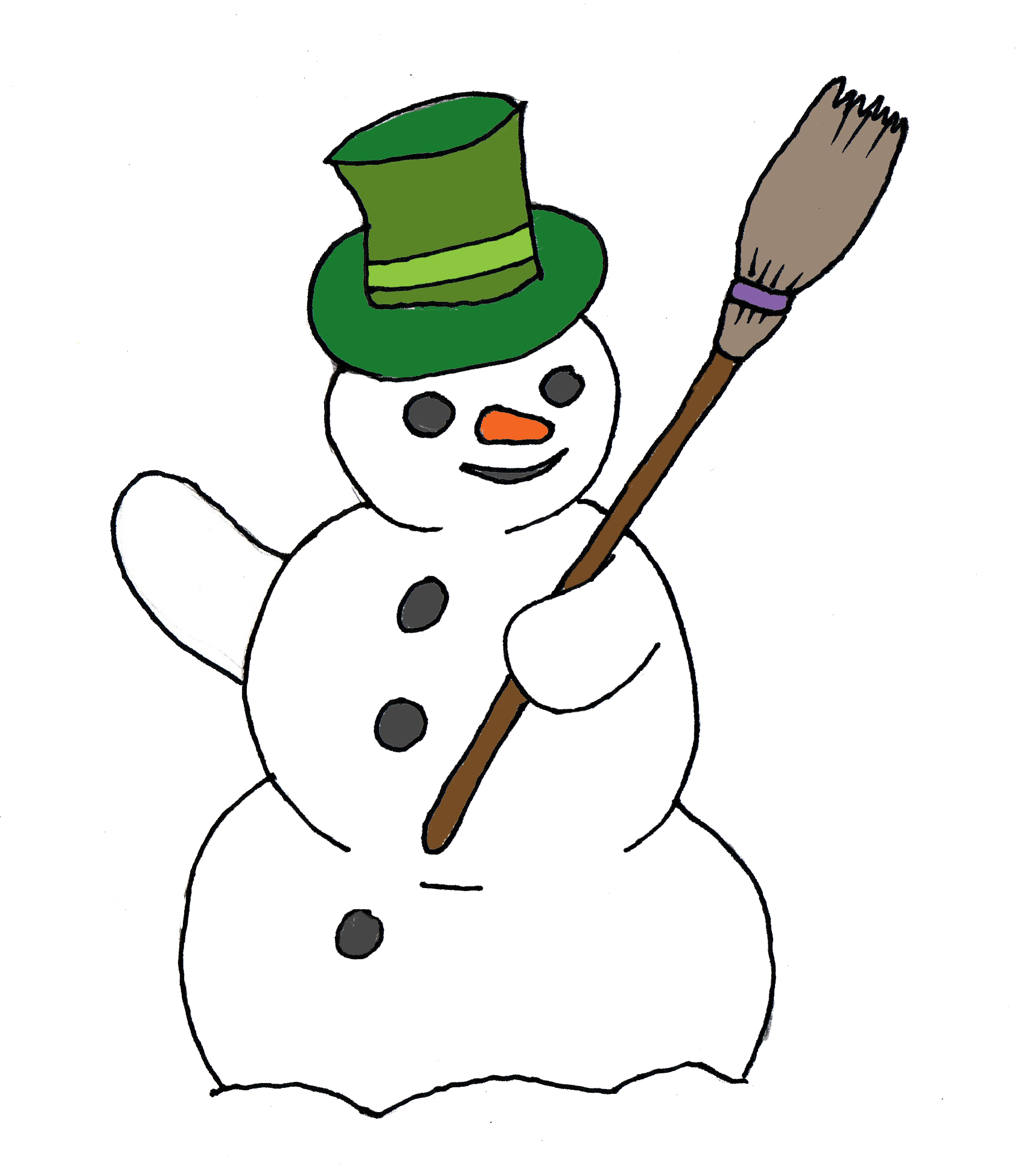 Free Snowman Clip Art.