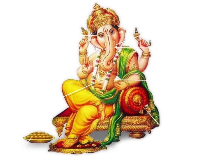 Ganesh Chaturthi PNG Transparent Images.