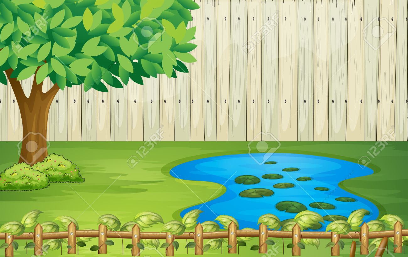 Garden Ponds Clip Art.