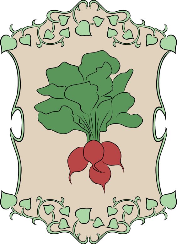 Garden Sign Radish Clipart Free.