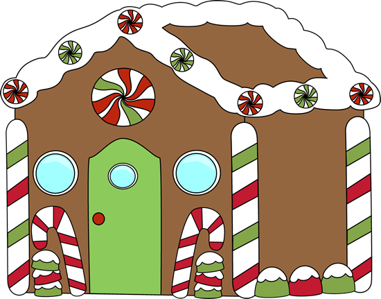 Gingerbread House Clip Art.