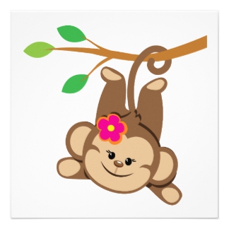 Girl Monkey Clipart#2102980.