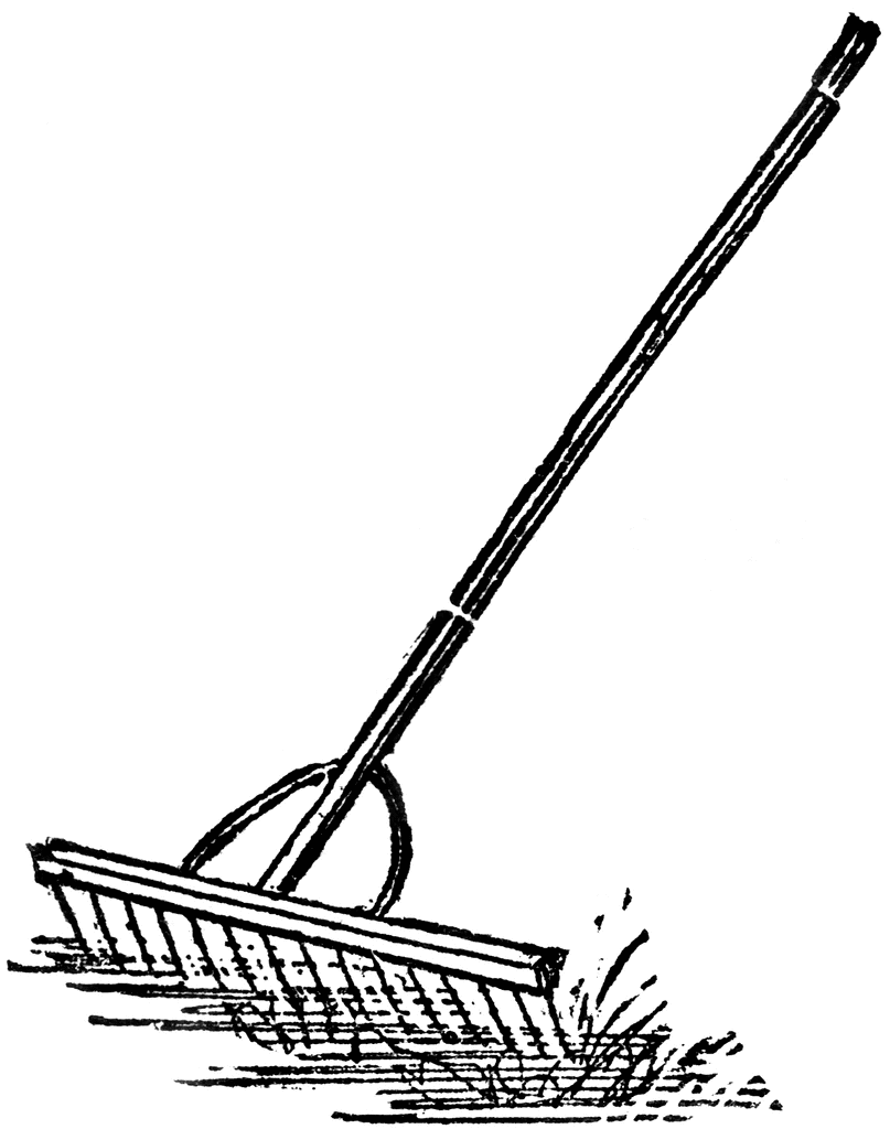 Rake clipart.