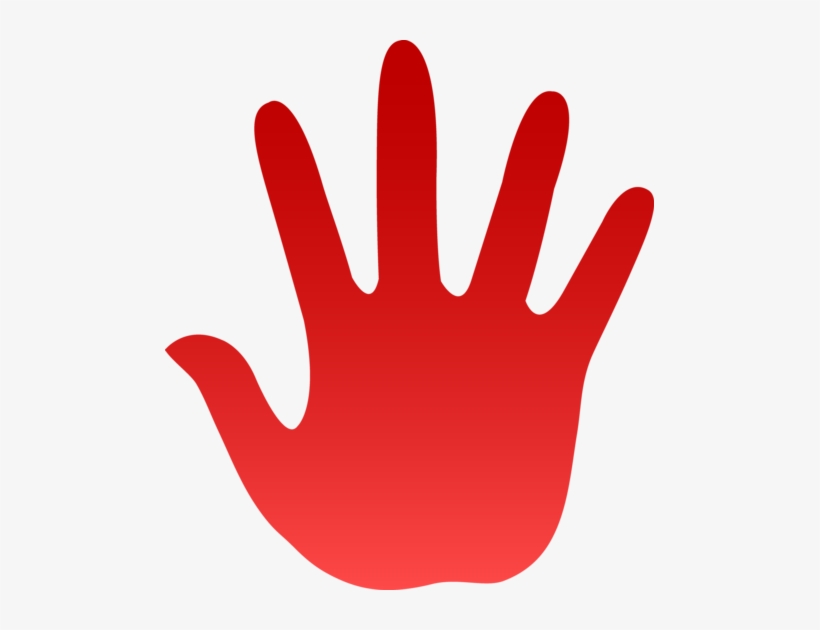 Handprint clipart high five, Handprint high five Transparent.