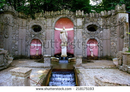 Austria Hellbrunn Palace Summer Stock Photos, Royalty.