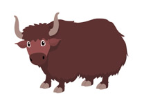 Free Yak Clipart.