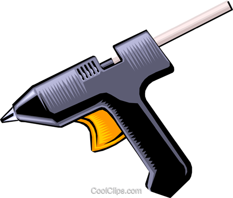 Hot Glue Gun Clipart.