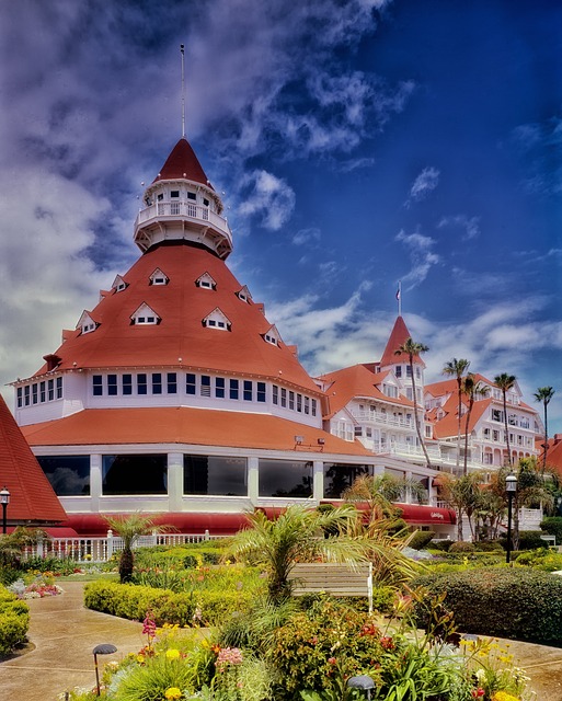 Free photo: Hotel Del Coronado, San Diego.