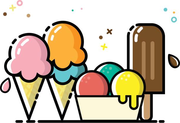 Best Ice Cream Scoops Illustrations, Royalty.