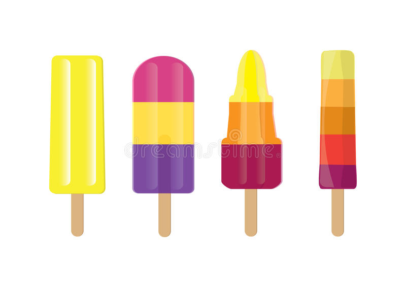 Ice Lollies Stock Illustrations.