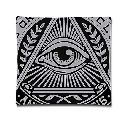 Illuminati.png Cotton Sateen Pillow Case Cushion Cover (18