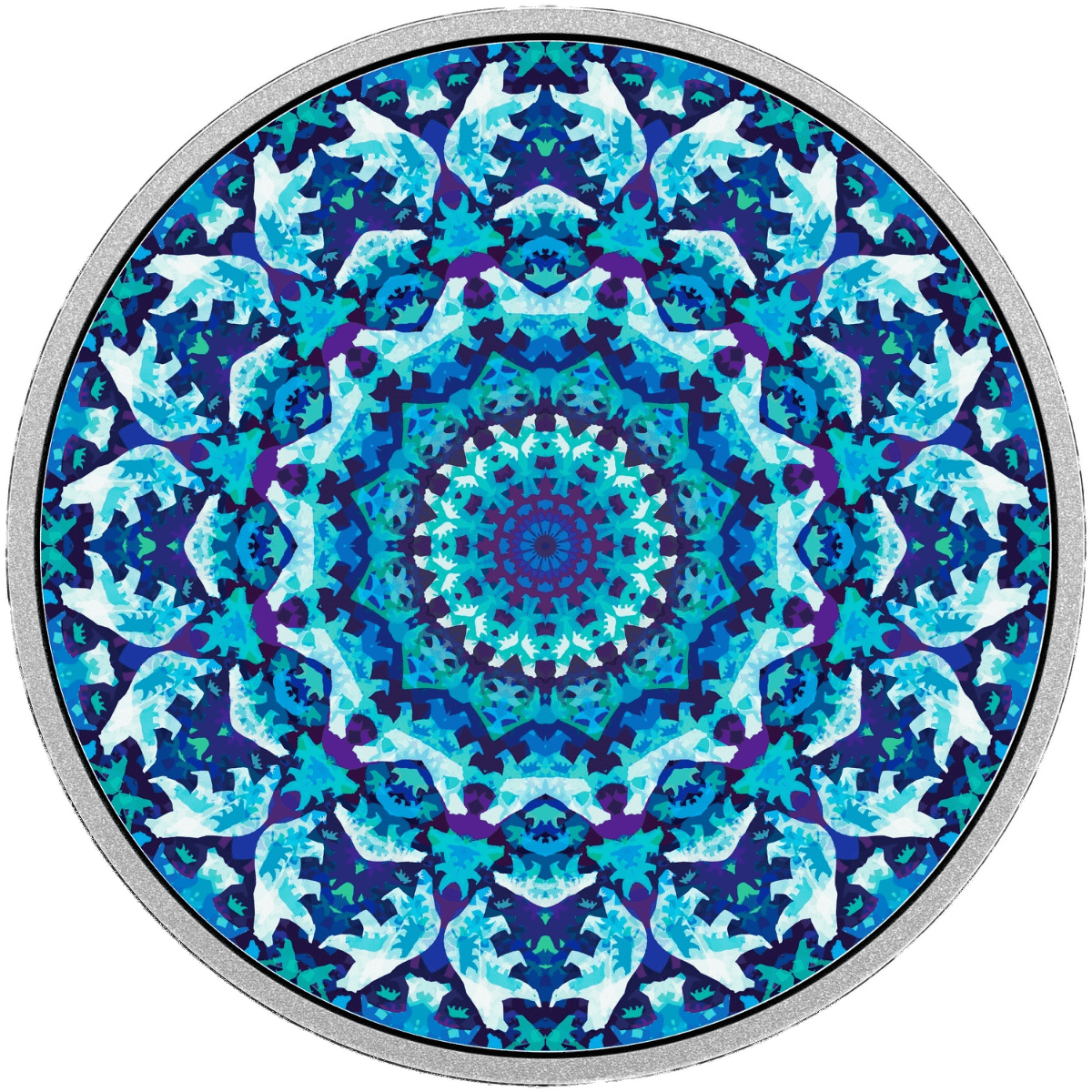 Icebear Kaleidoscope transparent PNG.