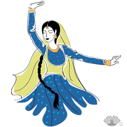 Kathak Drawing.