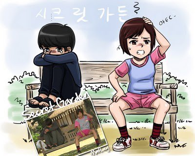 korean drama cartoon.