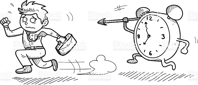 Late For Work stock vector art 491852570.