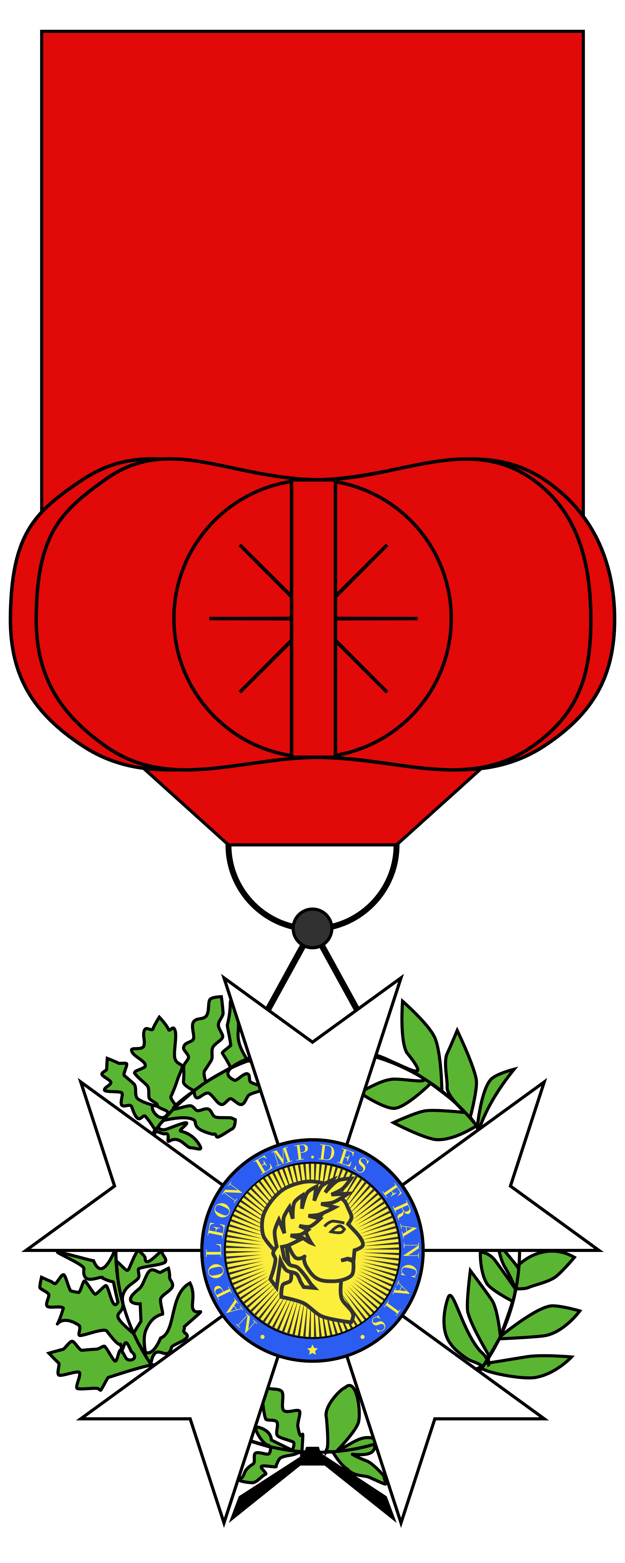 File:Légion d'honneur Chevalier Type 1.svg.