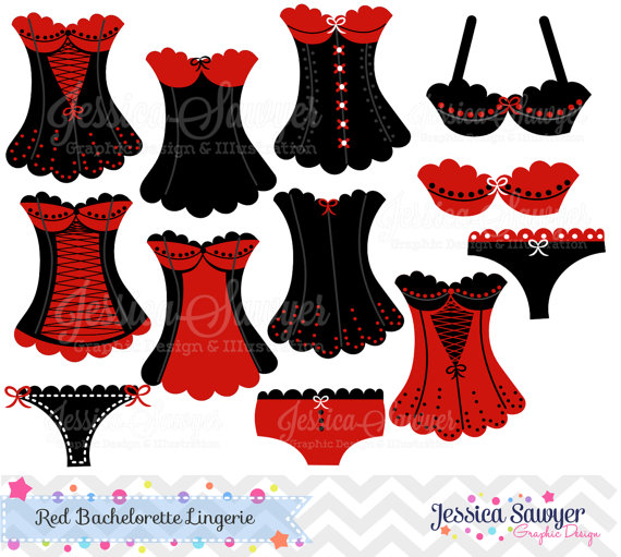 Lingerie Shower Clipart.