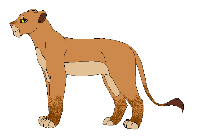 Lioness Clipart.