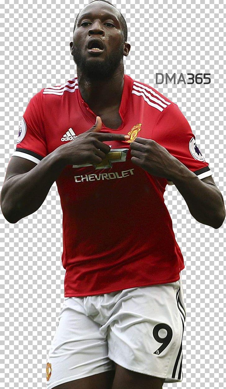 Romelu Lukaku Manchester United F.C. Football Player PNG.