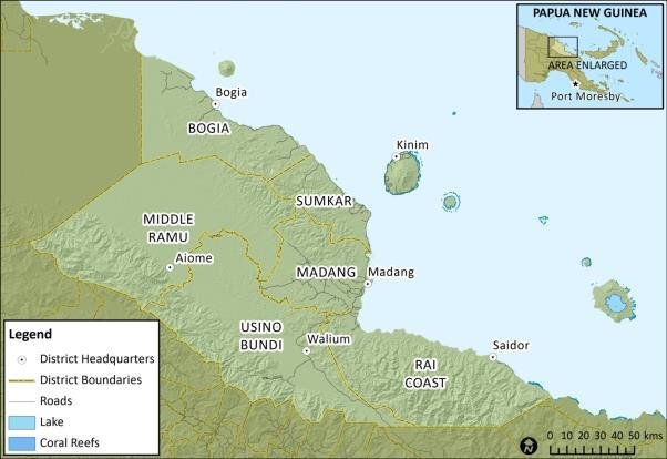 The Districts of Madang Province 3.2. Economy The Province.