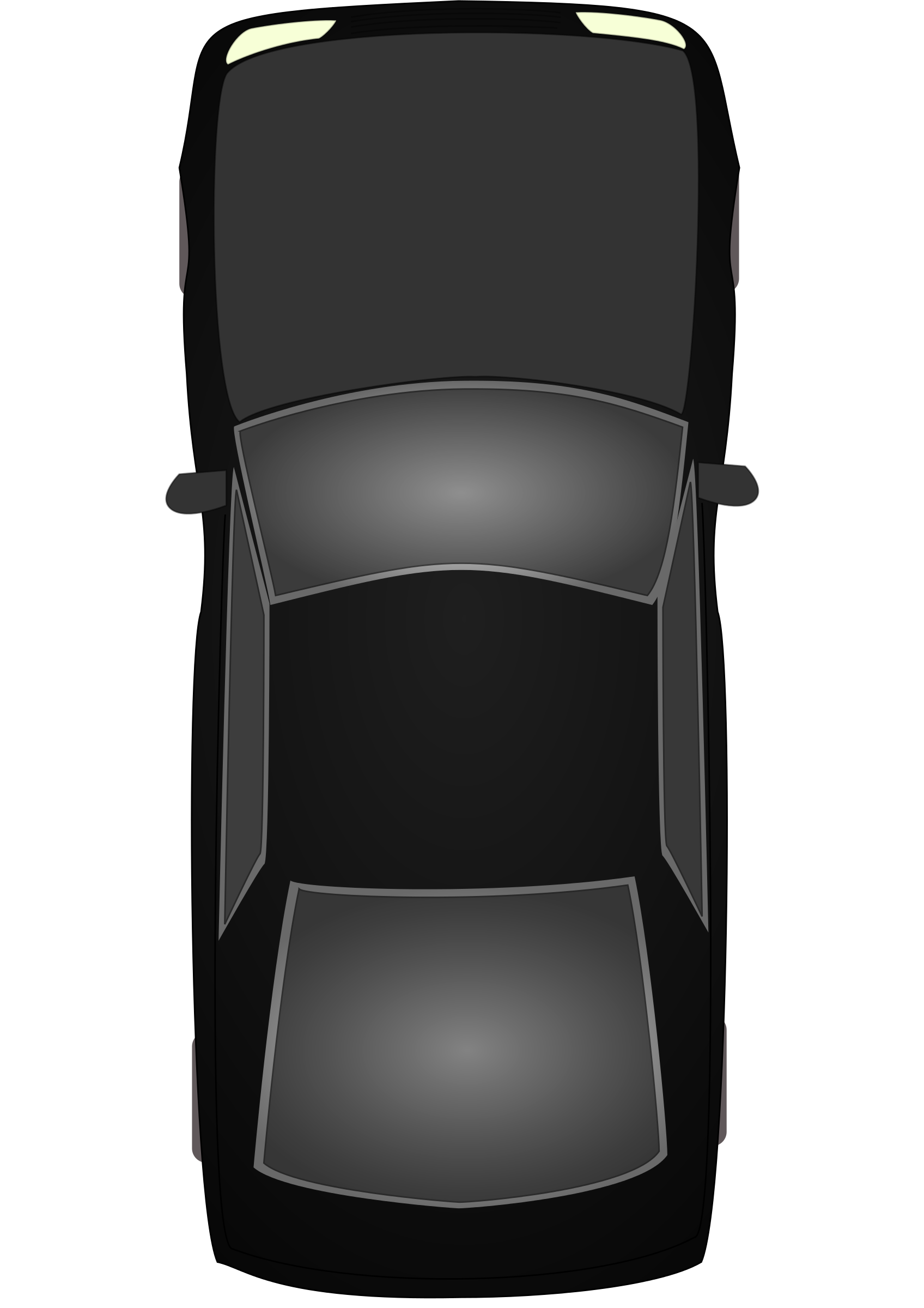 Car Top View Clipart.