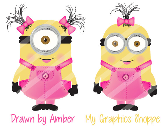 Minions clipart pink, Minions pink Transparent FREE for.