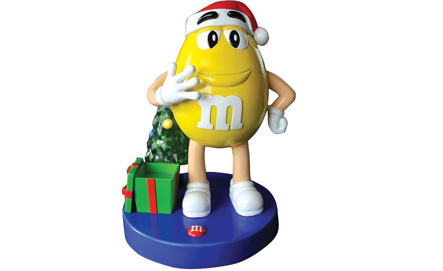 M&M's Christmas Character Dispenser.