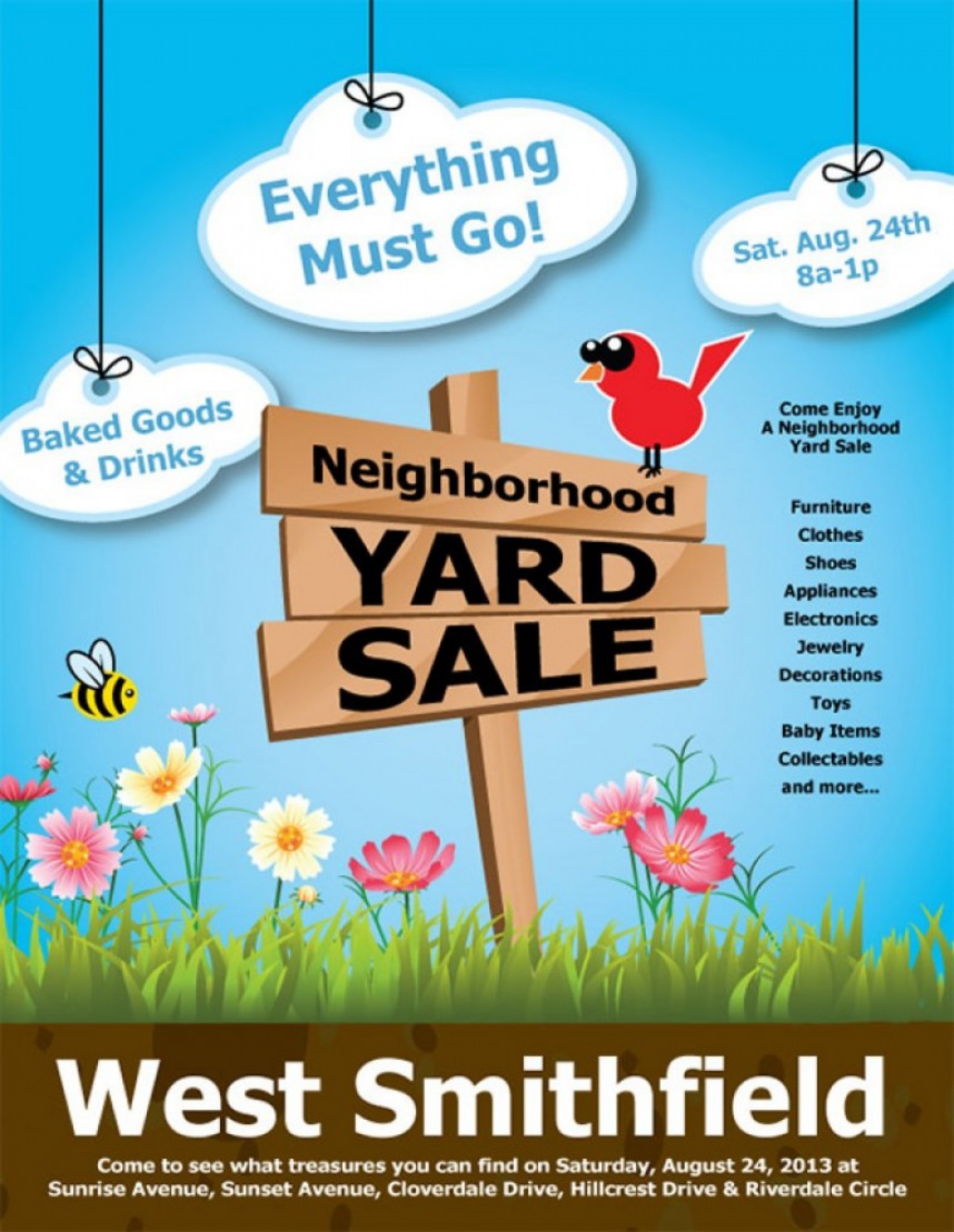 030 Template Ideas Yard Sale Flyer Free Clip Art Stupendous.