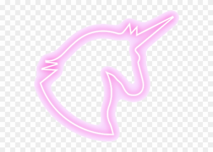 Neon Unicorn Pink Tumblr Kawaii Png Neon Kawaii Tumblr.