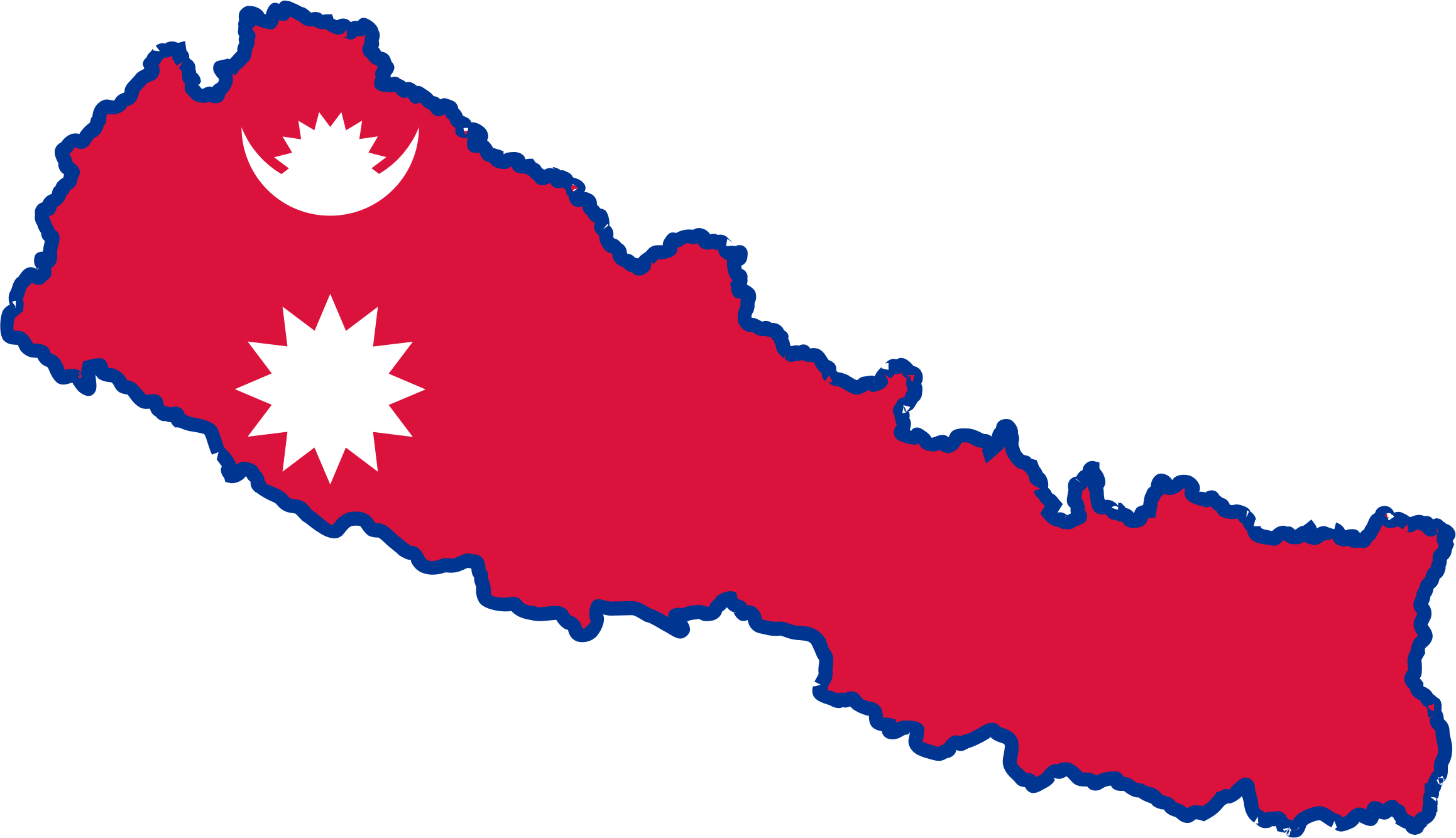 Province No. 7 Flag of Nepal Clip art.