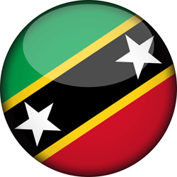 Saint Kitts And Nevis Flag Clipart.