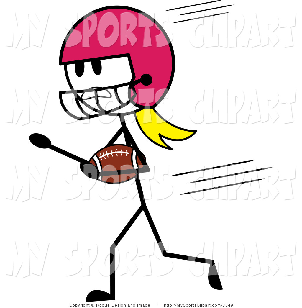 Powder Puff Football Clipart.