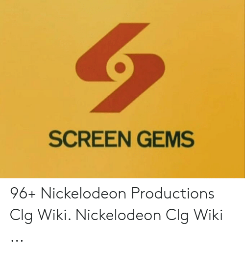 SCREEN GEMS 96+ Nickelodeon Productions Clg Wiki Nickelodeon.